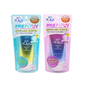 日本 防晒霜80g aqua防晒霜面部隔离亮泽嫩白保湿 ROHTO乐敦 skin