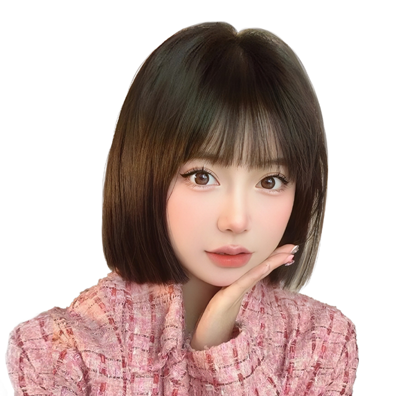 全真假发女短发H.girl自然