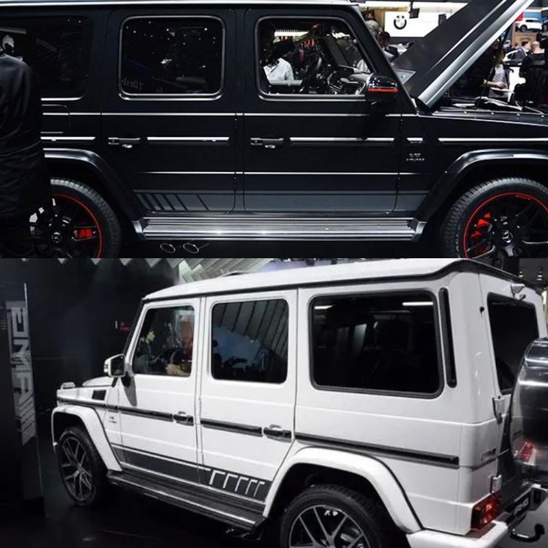 奔驰g63车贴纸拉花提档次