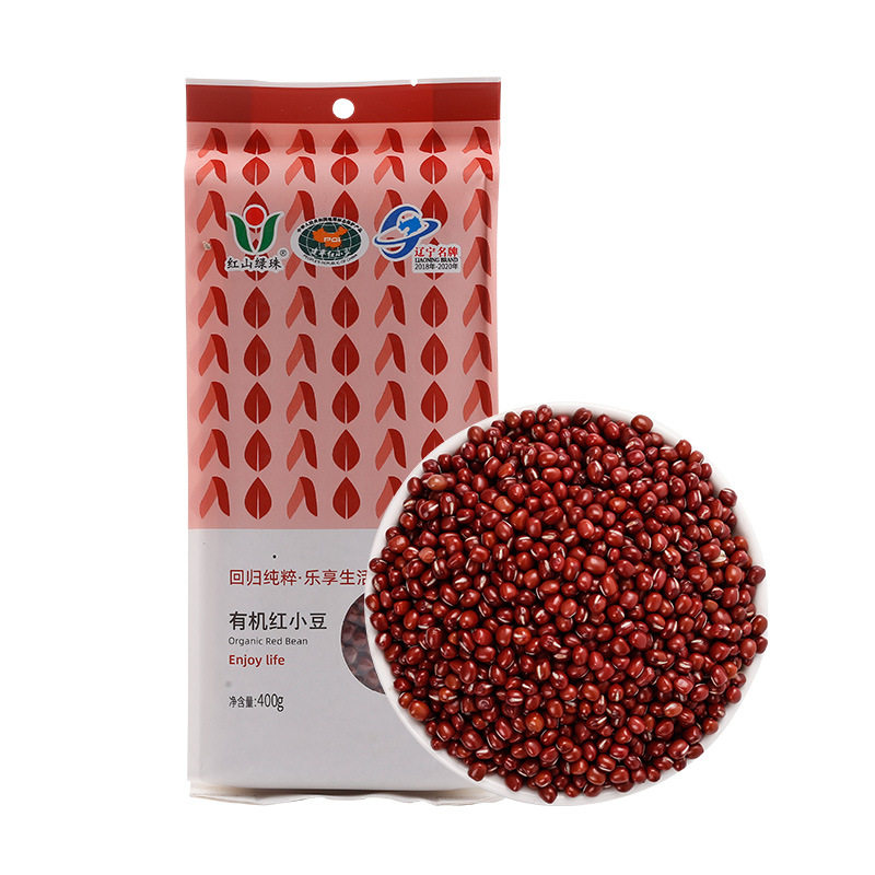 【新店大促】有机红小豆400g 东北五谷杂粮打豆浆煮粥辅食红豆