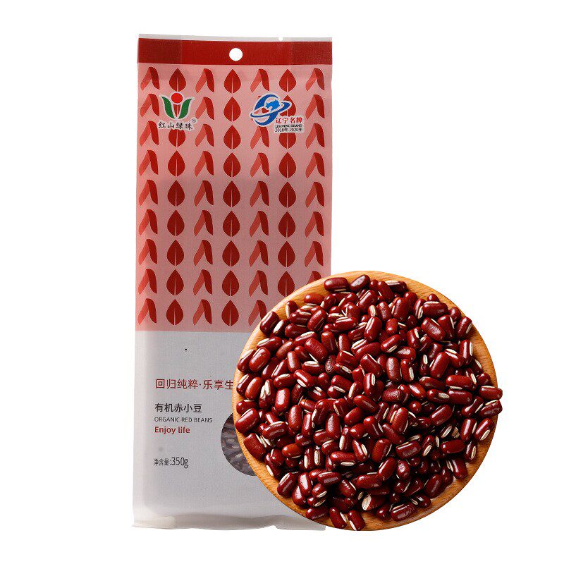 【新店大促】有机赤小豆350g 东北五谷杂粮粗粮打豆浆煮粥辅食