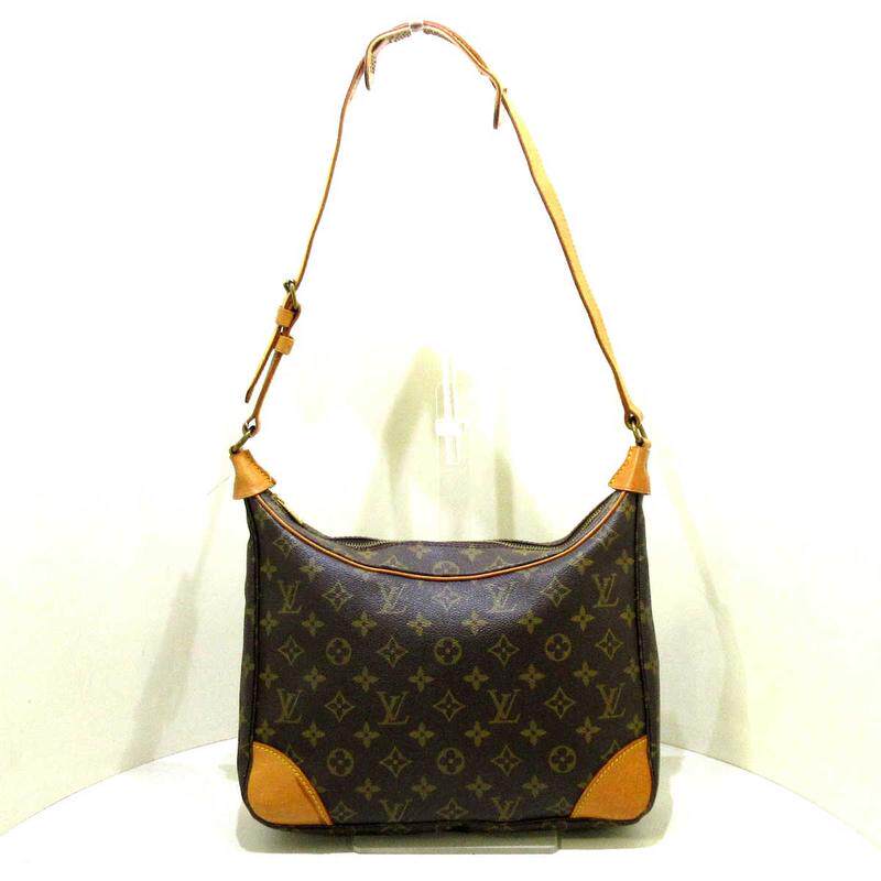中古lv路易威登8新boulogne牛角包单肩包pm老花35685262 brandear