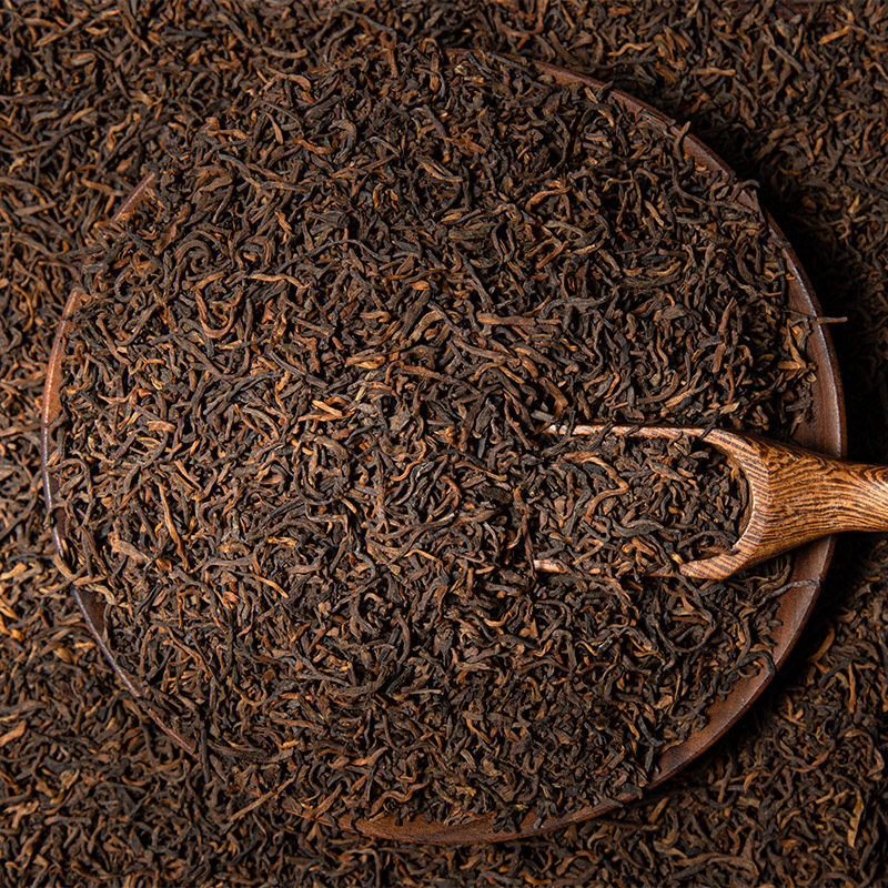 云南宫廷熟普洱茶熟茶散茶金芽勐海古树茶叶陈香礼盒装500g