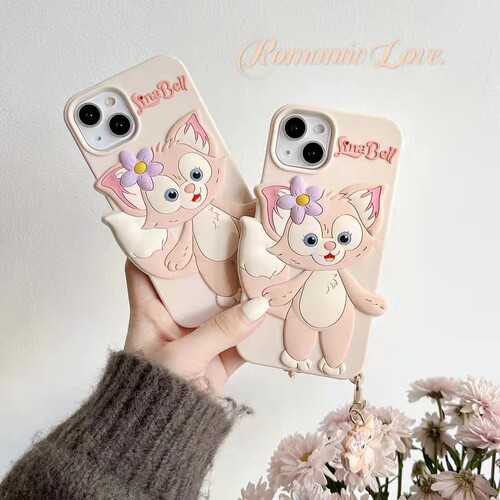 AceCase玲娜贝儿适用苹果13手机壳12promax硅胶iphone11减压14捏捏乐15Pro卡通小狐狸手机壳