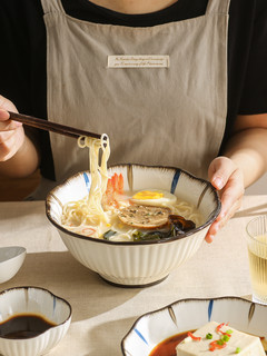 汤碗面碗家用中式餐具陶瓷泡面碗拉面碗汤面碗2023新款中国风大碗