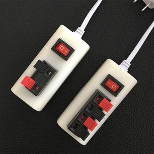 测试灯泡夹头座LED夹子快速两四位灯具架老化接线试灯器试电检测