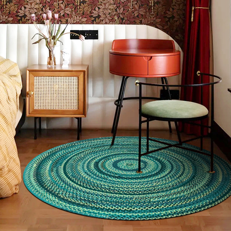 手工波西米亚棉织客厅地毯地垫