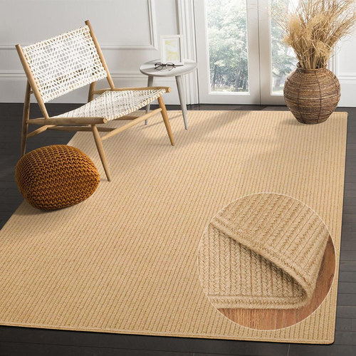 天然黄麻家用客厅茶几简约地毯垫