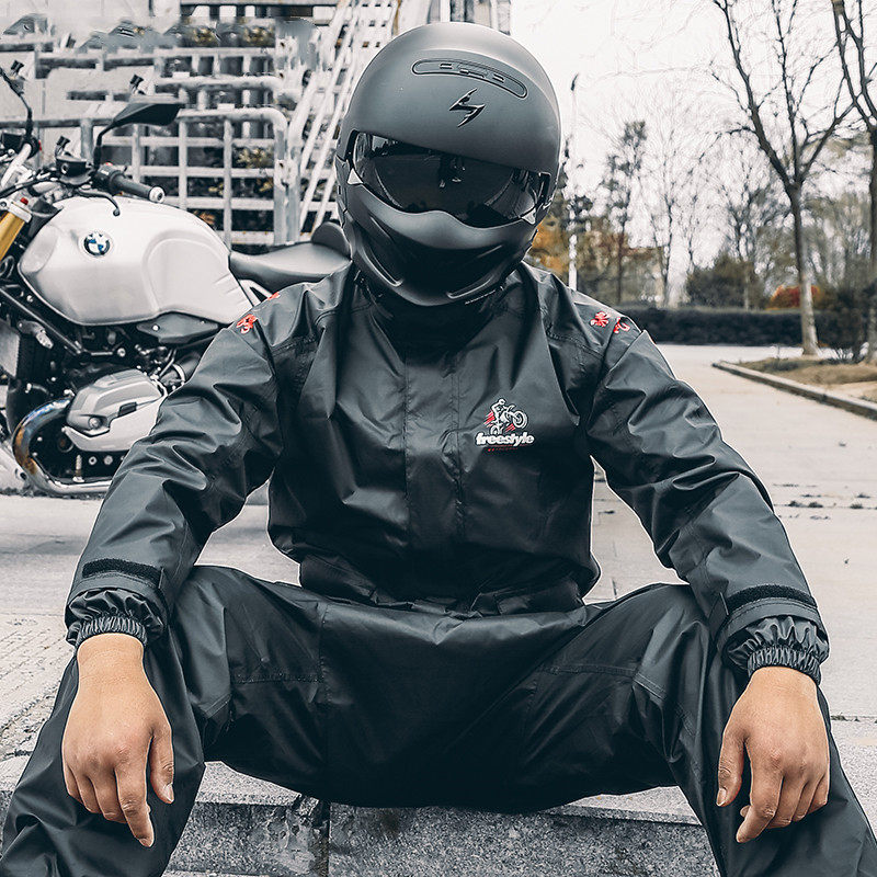 摩托车雨衣雨裤全身防水男款外卖防暴雨雨衣机车防雨服骑手骑行服