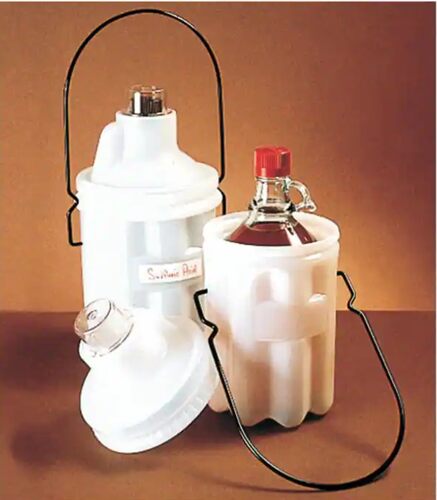Nalgene 2.5L安全试剂瓶搬运篮 LDPE环氧树脂手柄PC盖 6501-2500