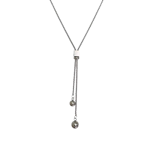 钛钢毛衣链男款潮几何项链男长款秋冬高级感流苏配饰轻奢小众饰品