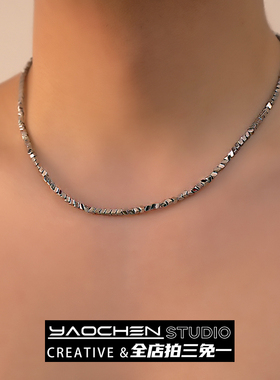 不掉色项链ins风小众设计高级感