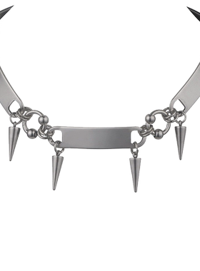 朋克金属铆钉颈链项链小众高级感