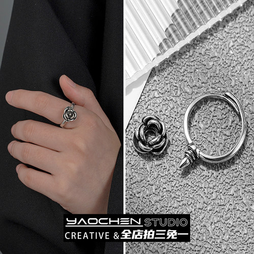 自卫防身戒指玫瑰防狼神器女
