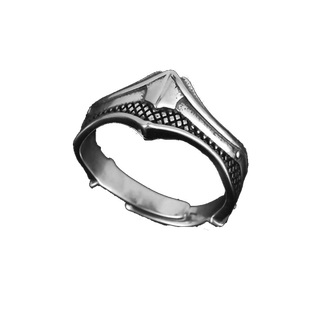 自律戒指男高级感小众设计男生潮牌食指男士单身复古个性潮男饰品