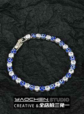 时尚轻奢百搭镶嵌情侣手链男