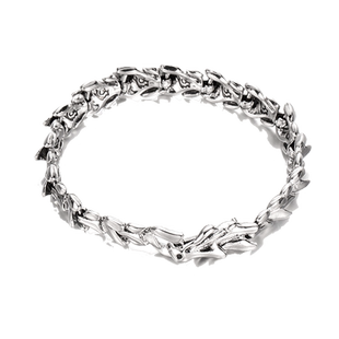 手链男霸气龙骨手链ins潮流小众设计个性朋克复古手环 不掉色饰品