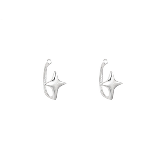 极简风星星耳夹男韩版个性简约无耳洞耳环女潮酷小众高级感耳骨夹