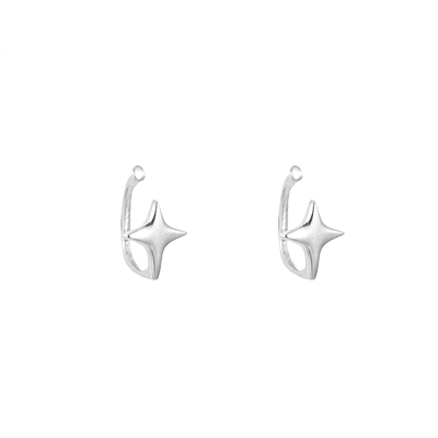 极简风星星耳夹男韩版个性无耳洞