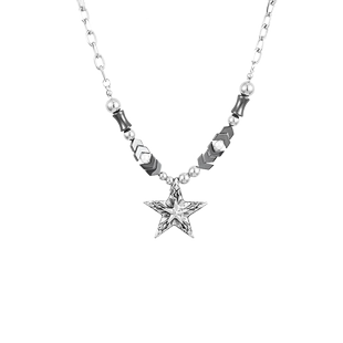 复古五角星y2k辣妹亚文化项链小众设计高级感嘻哈潮流配饰品男女