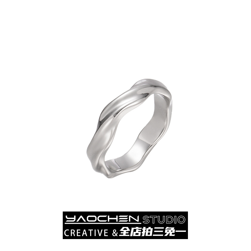 莫比乌斯环环戒指轻奢复古