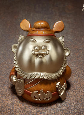 工艺品铜师傅铜桌面摆件礼品