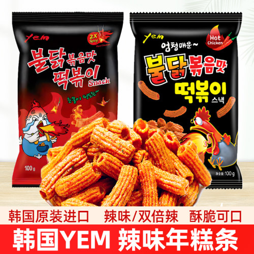 韩国进口YEM辣炒年糕条100g