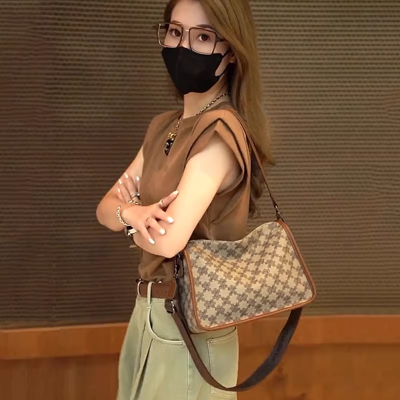 醉牛女包直播间2026新款包包网红爆款时尚单肩斜挎包女超火豌豆包