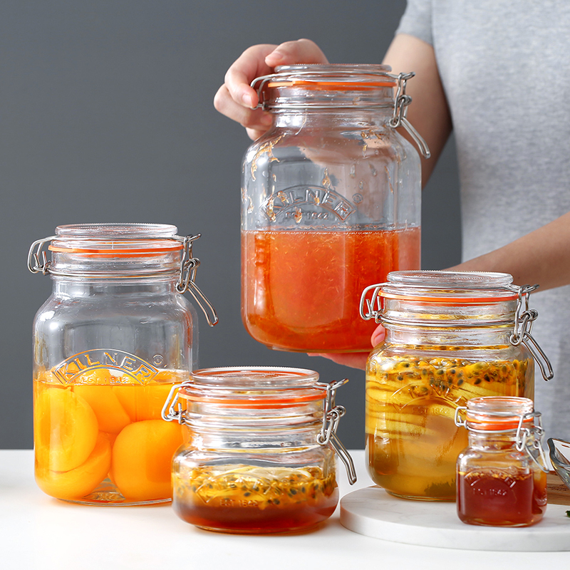 kilner英国玻璃百香果按扣密封罐