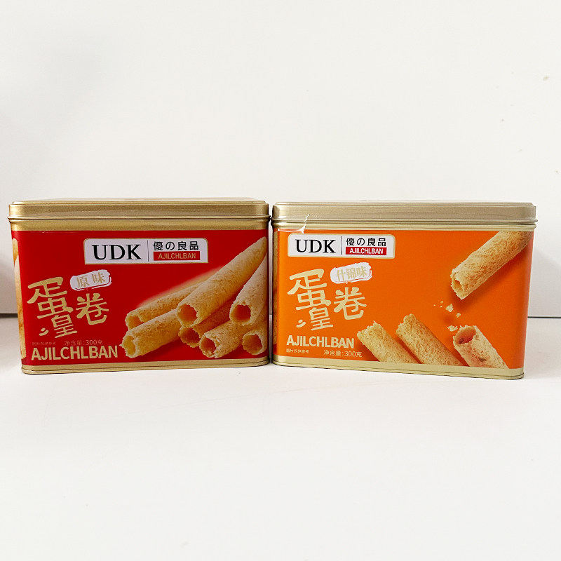 UDK优之良品蛋卷礼盒装什锦蛋卷传统糕点零食送礼年货休闲小吃