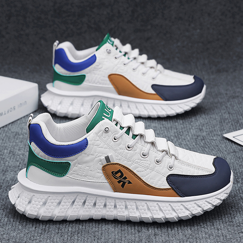 2025百搭潮流低帮网面鞋户外休闲舒适透气款系带男士秋季运动单鞋