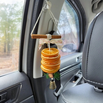 橙子肉桂车载香薰持久留香挂件女生高级感创意礼物送朋友2025新款