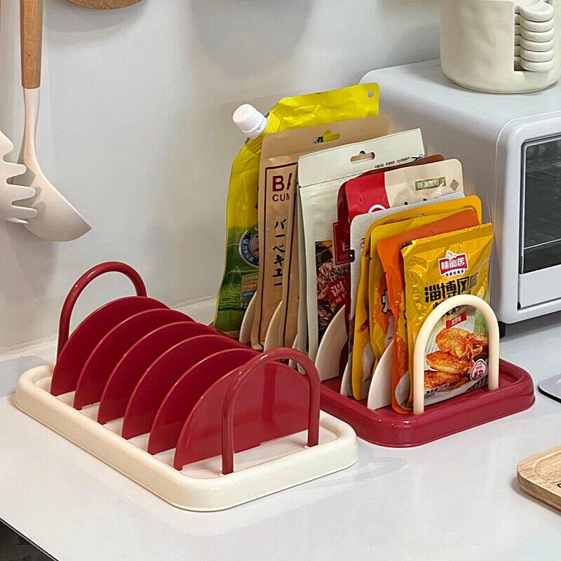 【厨房各种神器】调料架桌面台式瓶罐收纳架袋装台面调料品置物架