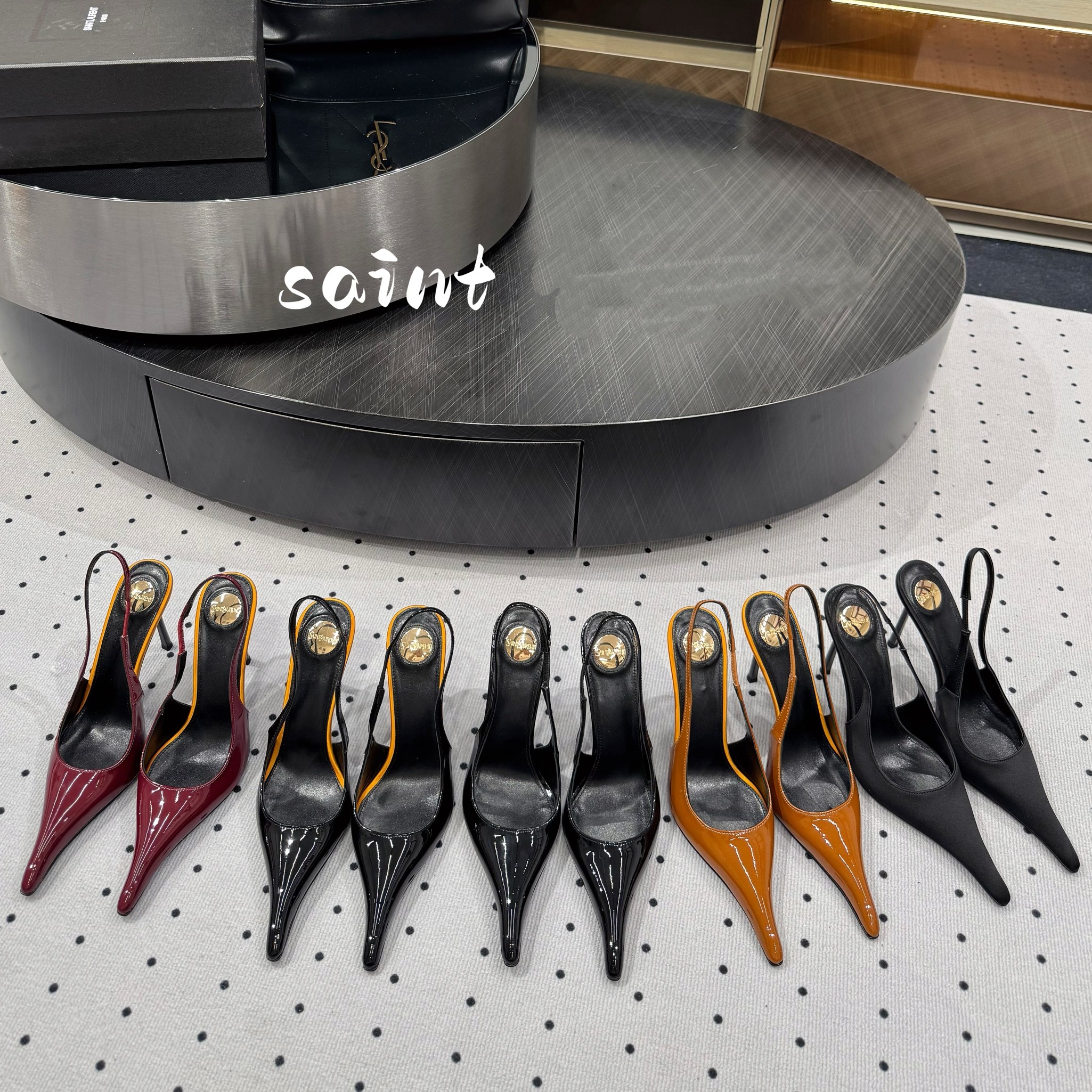 欧美气质尖头高跟鞋女2026年早春新款小众漆皮性感浅口后空凉鞋子,女鞋,时装凉鞋,淘宝优惠券,粉丝福利购,淘宝优惠卷