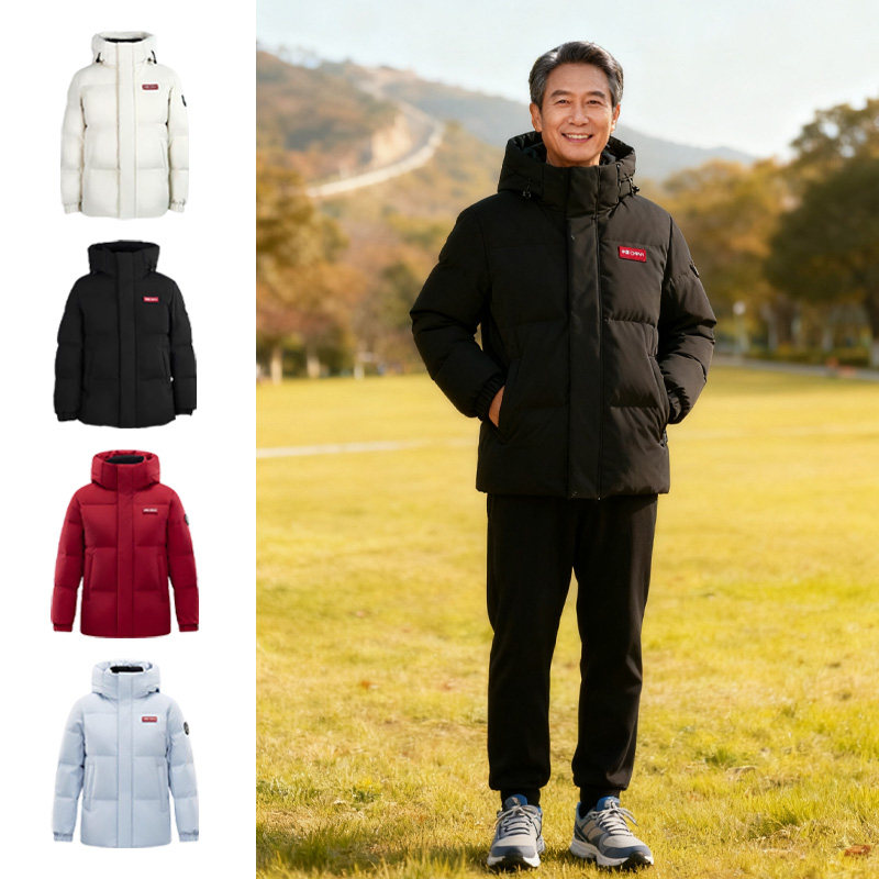 鸭鸭羽绒服爸爸男款冬季2025新款