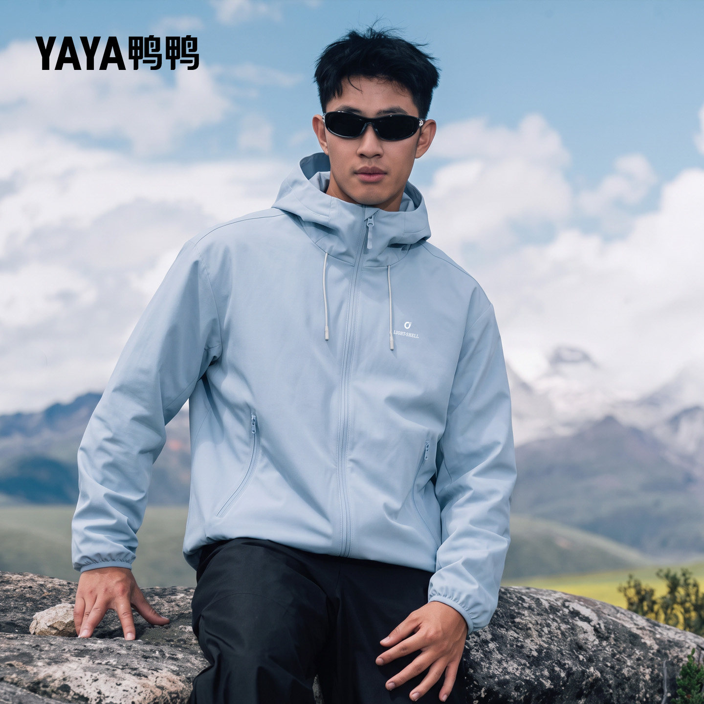 鸭鸭羽绒服男款轻薄款男士外套图片