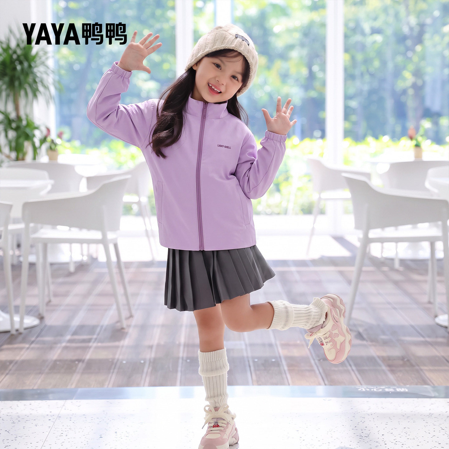 鸭鸭儿童羽绒服2026新款超好看的轻薄款羽绒衣巨好看外套秋冬季