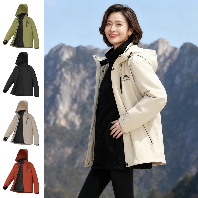 鸭鸭女士加厚短款羽绒服