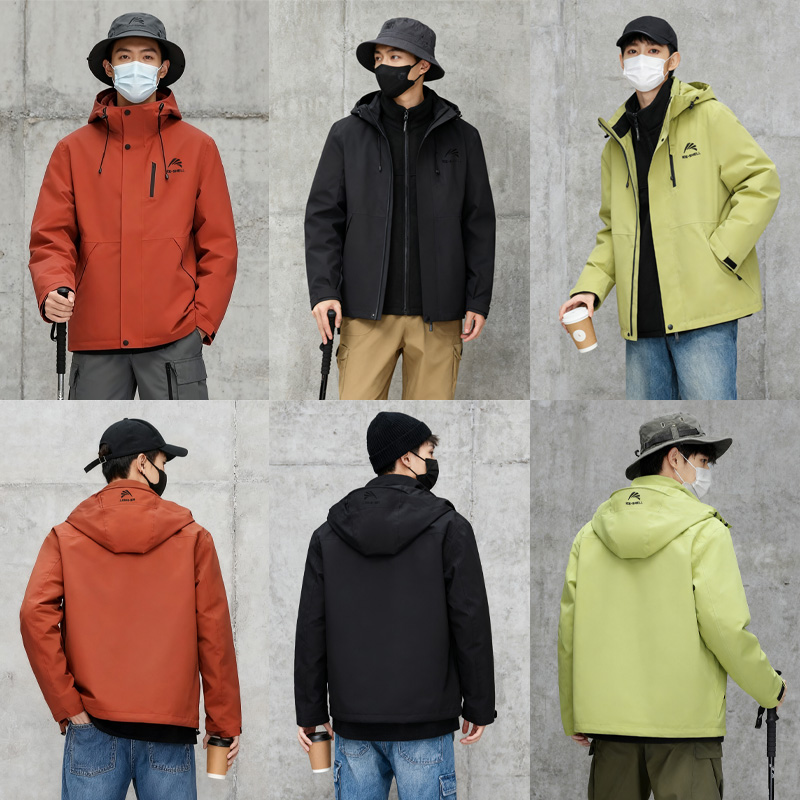 鸭鸭男士冬季短款羽绒外套