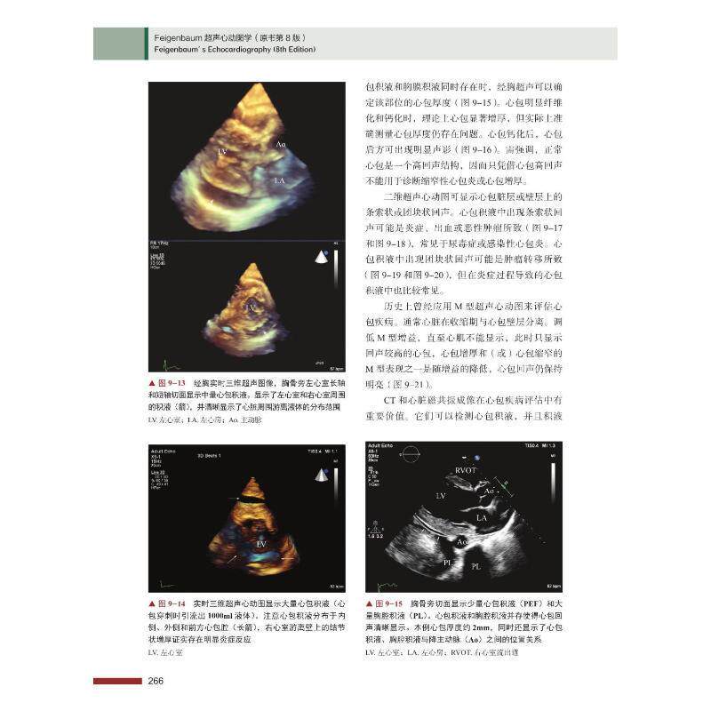 feigenbaum超声心动图学9787504689368 中国科学技术出版社