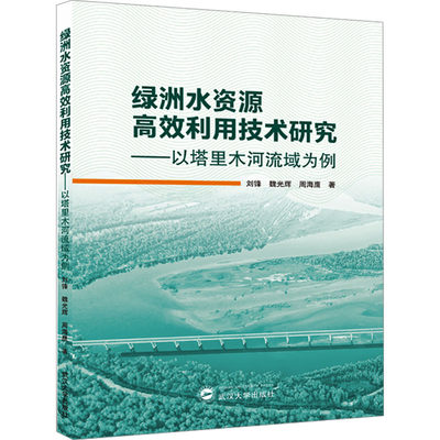 正版 绿洲水资源利用技术研究 刘锋, 魏光辉, 周海鹰著 武汉大学出版社 9787307241787 可开票