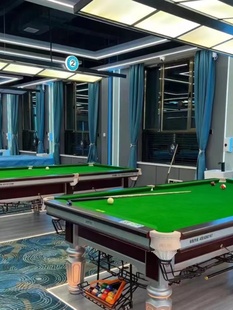 乔氏台球桌钢库标准型賽台成人家用桌球台美中式黑八球房商用球厅