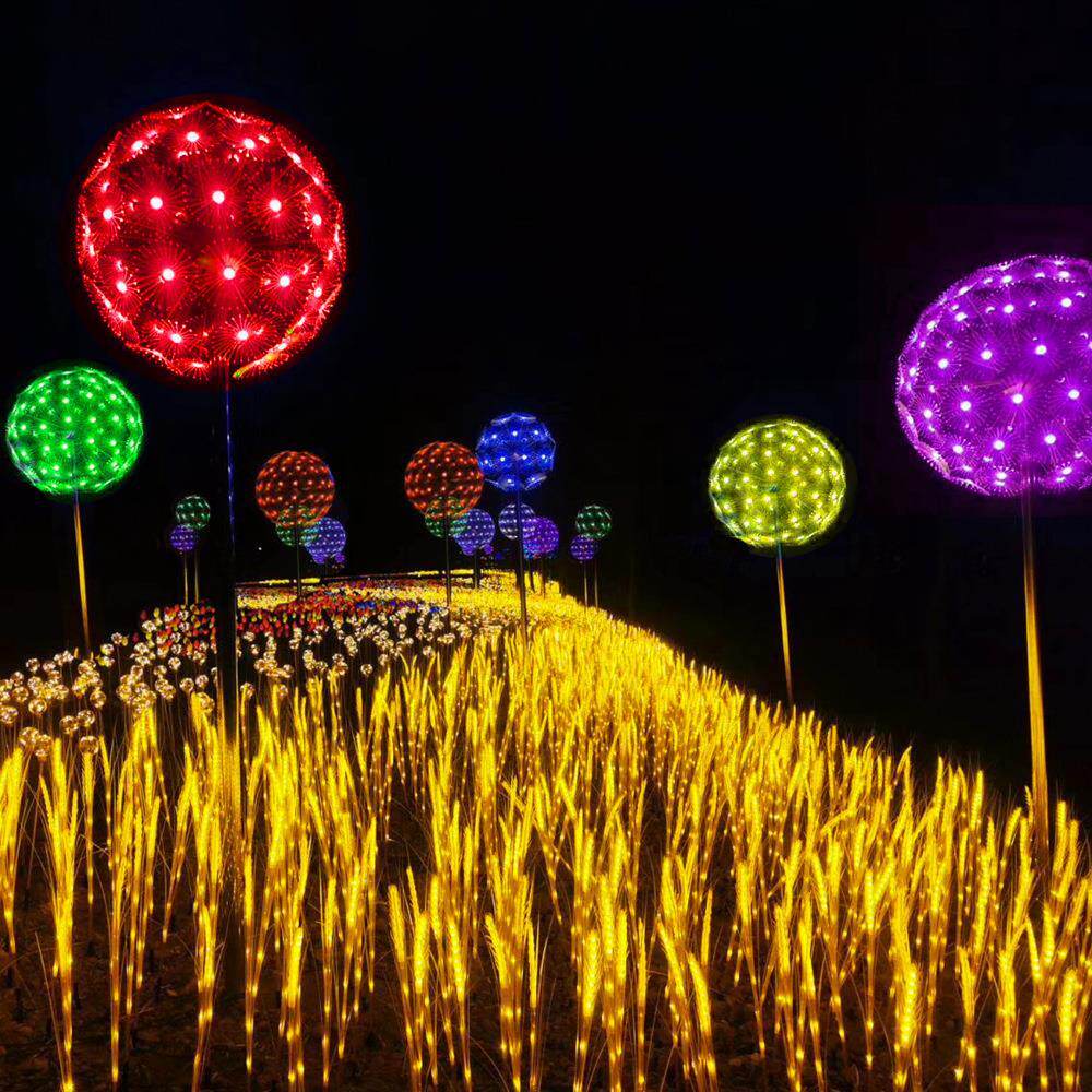 LED蒲公英景观灯户外广场造型灯亚克力灯发光花园灯草坪灯夜景