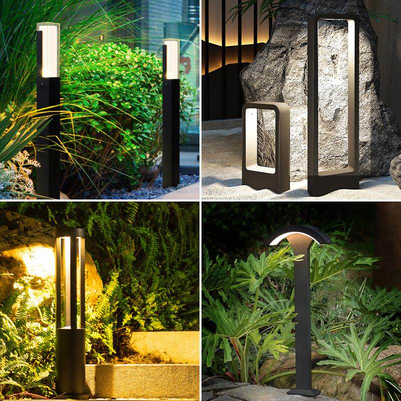 led草坪灯户外防水草地灯花园别墅庭院公园现代简约室外地插灯