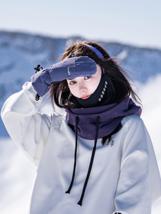 awka滑雪护脸面罩头套围脖防寒防风秋冬滑雪护具装 备男女同款