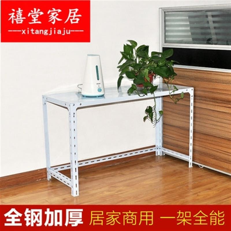 两层货架置物架家用厨房落地铁架多层小货架定制简易组装小型架子