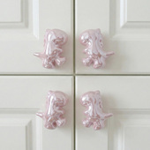 星翡家居儿童房卡通恐龙衣柜拉手柜门柜子抽屉奶油风把手陶瓷可爱