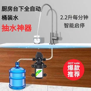 水抽水神器220v智能抽水器12v家用小水泵水抽自吸增压泵小型 桶装