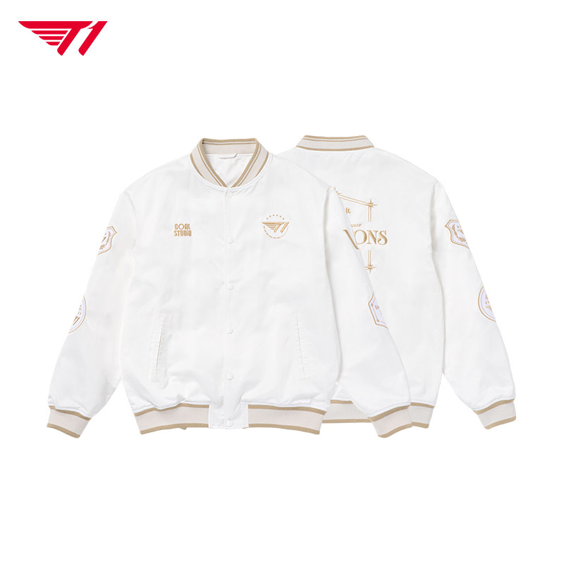 thumbnail for [S15 Champion Series] T1 Team V6 Limited Six-Star Commemorative Baseball Jacket Official Genuine Peripherals