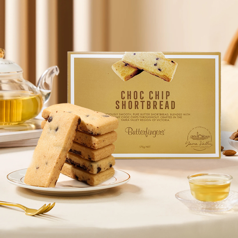 新包装澳洲进口butterfingers巴特芬格金手指形 黄油酥饼干